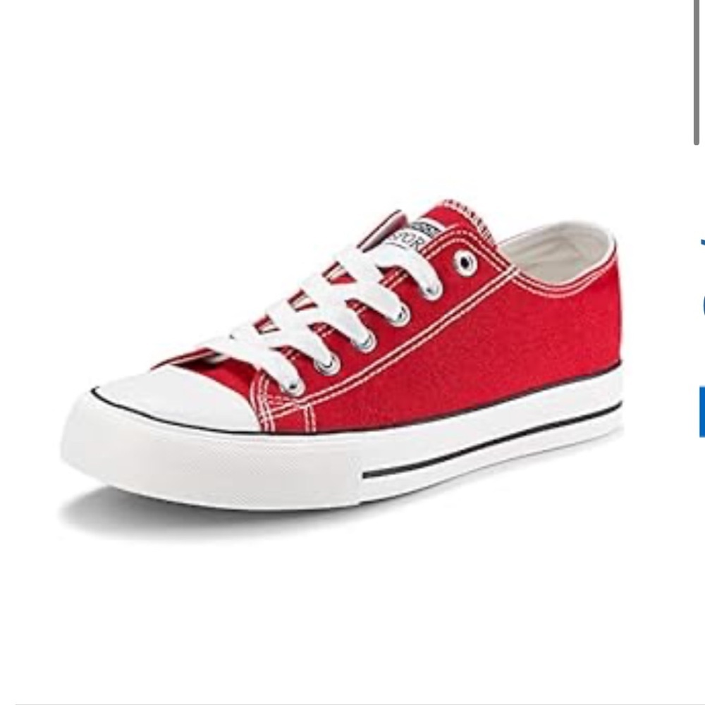 Jenn ardor red slip on sneakers